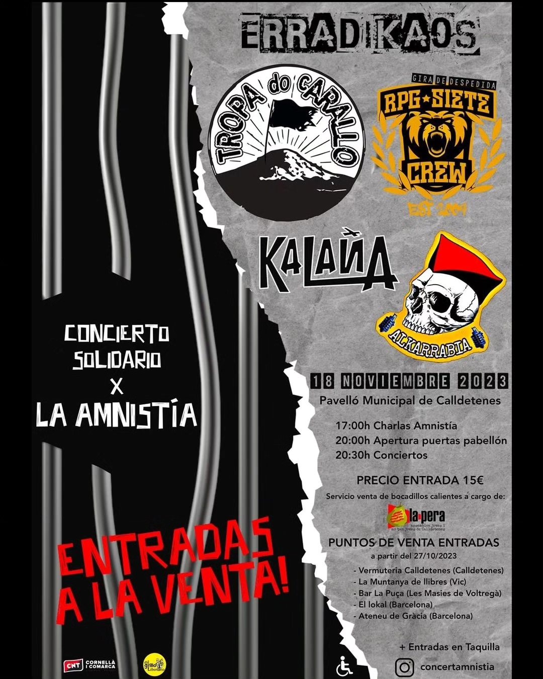 concierto solidario barcelona