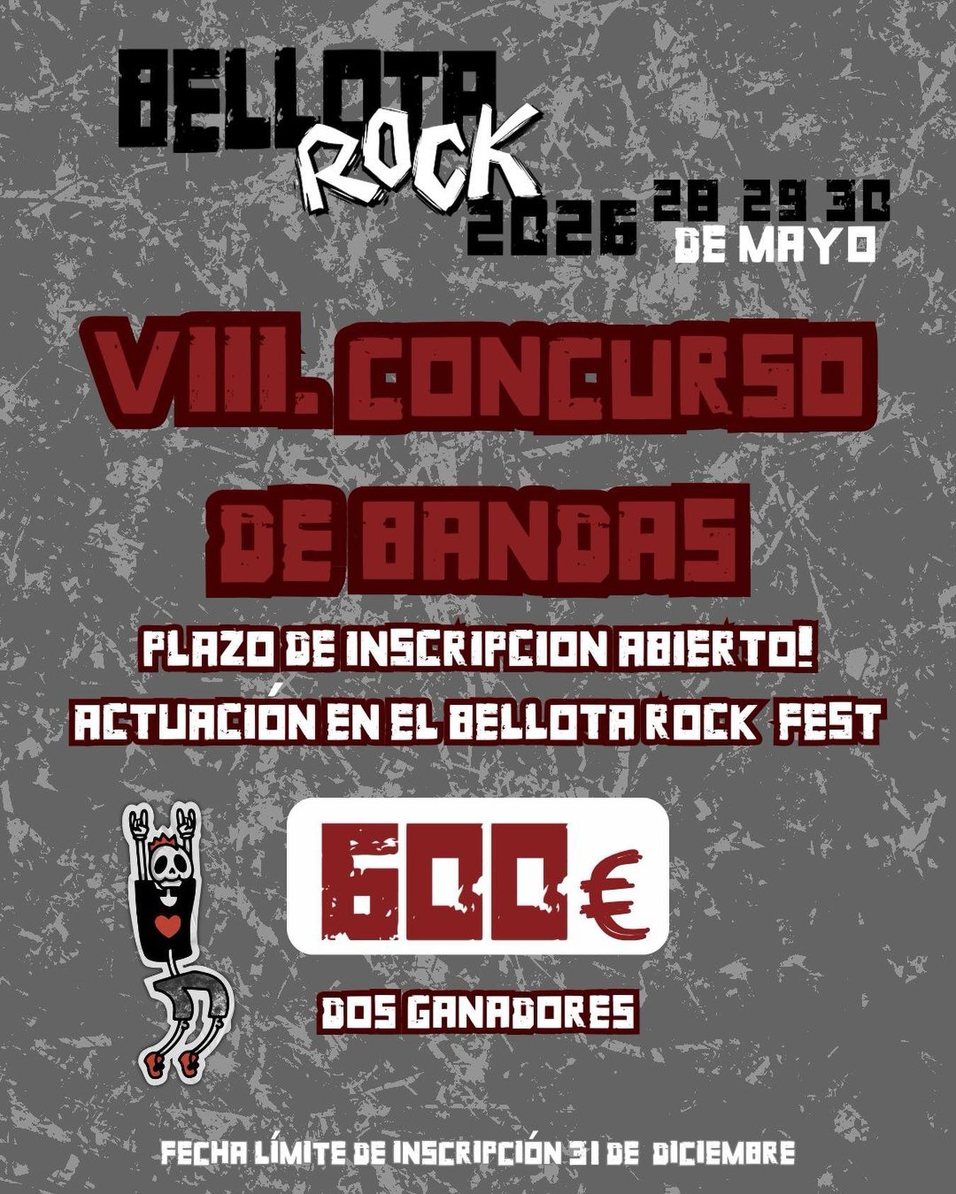 bellota rock concurso de bandas