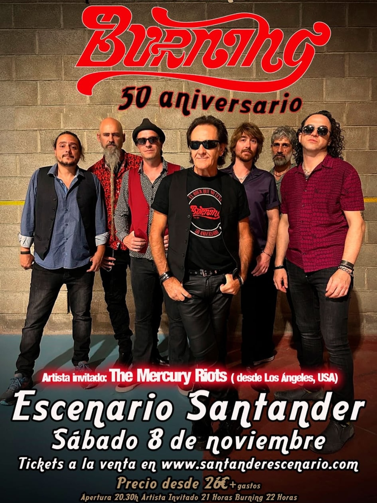 concierto burning