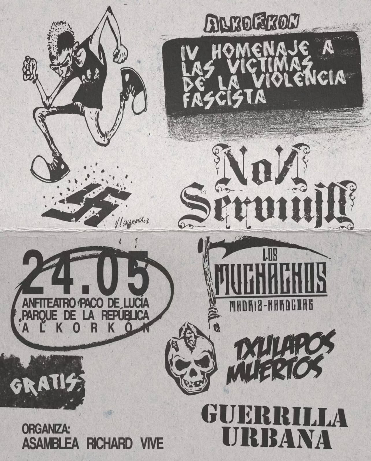 homenaje a las victimas de la violencia fascista