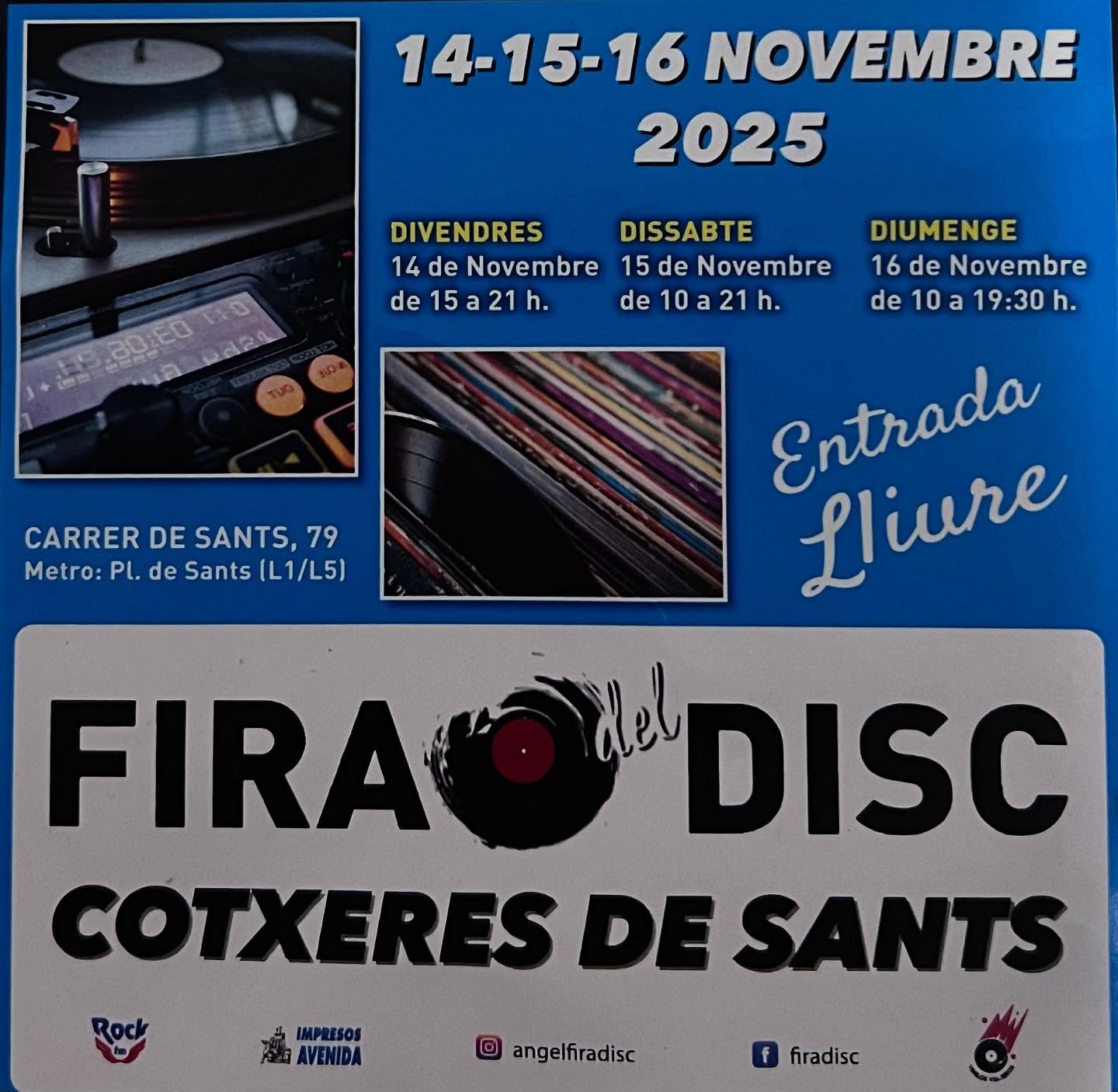 feria del disco sants