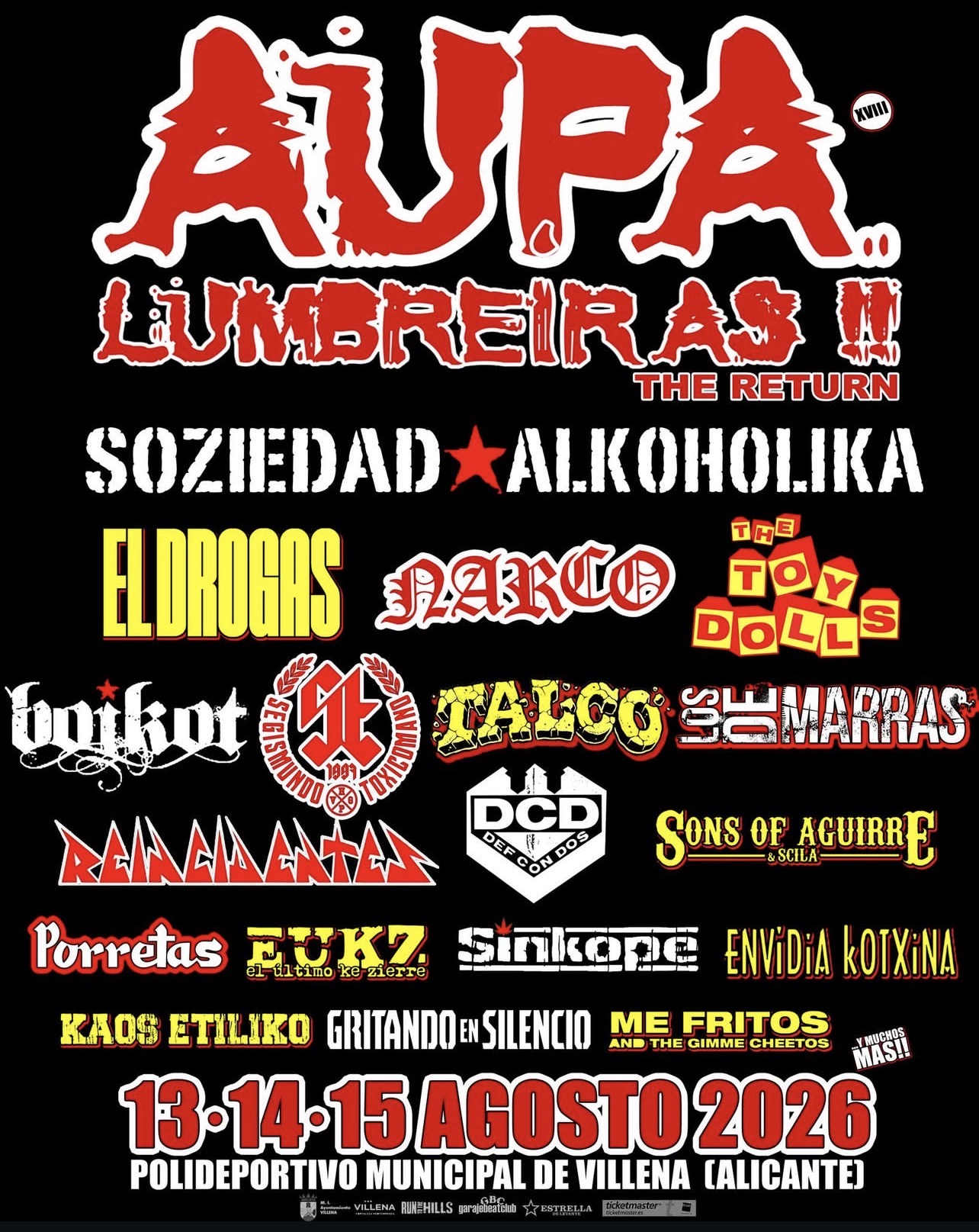 aupa lumbreiras 2026