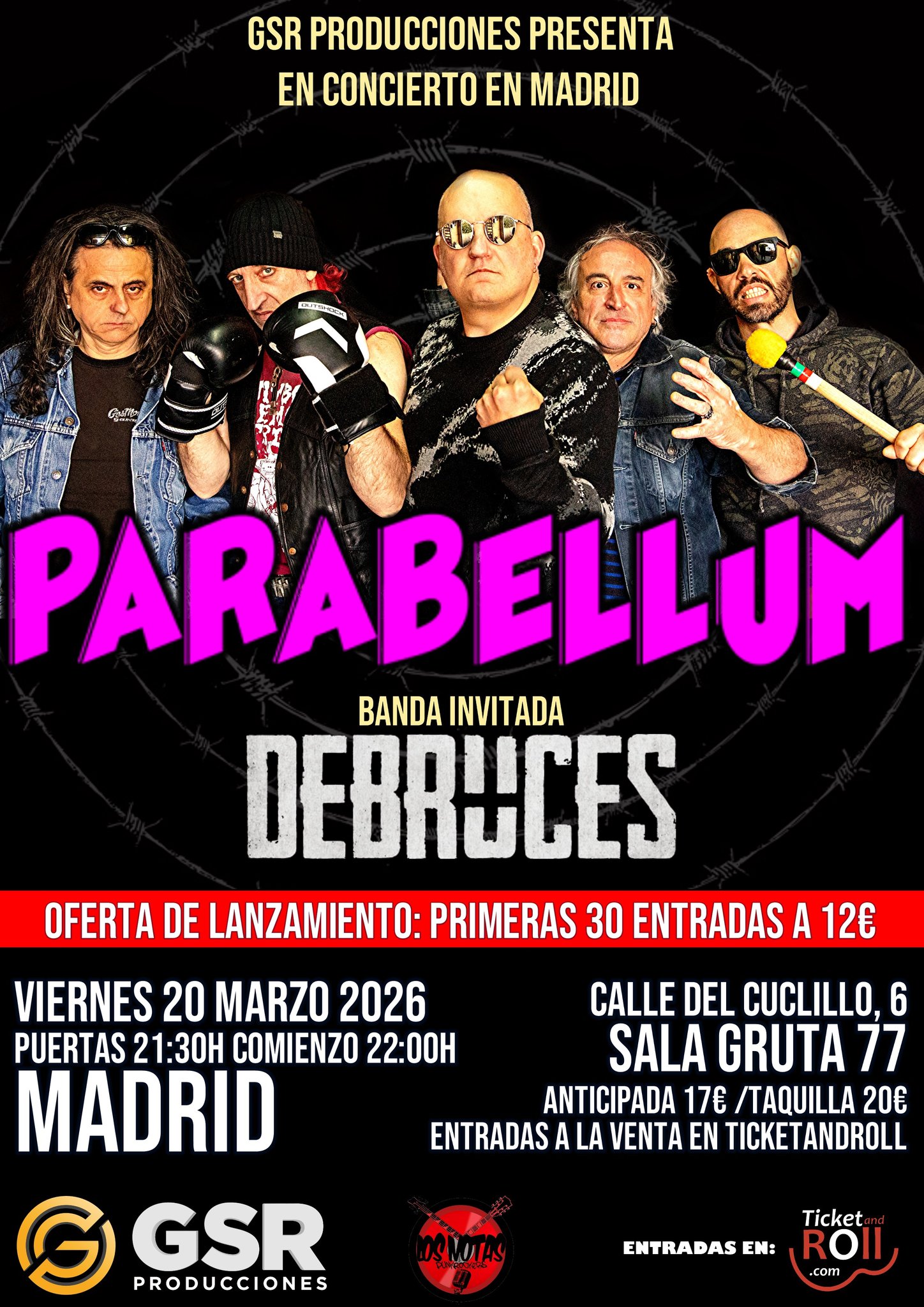 concierto parabellum madrid