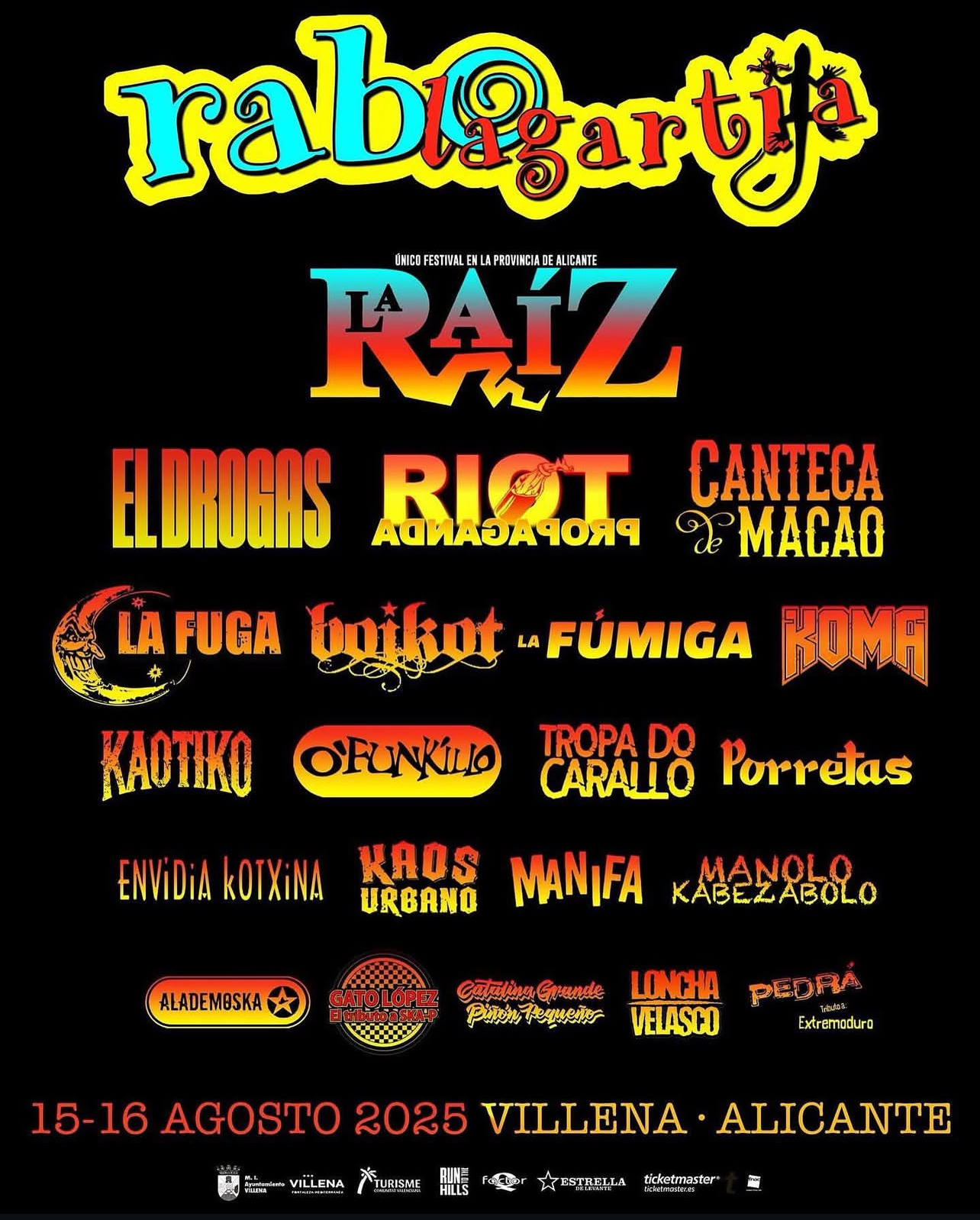 rabo lagartija agosto