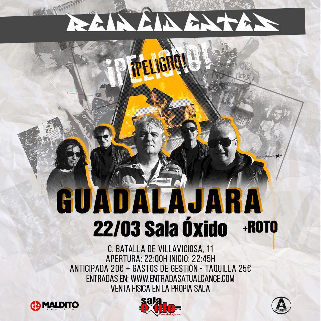 concierto reincidentes guadalajara