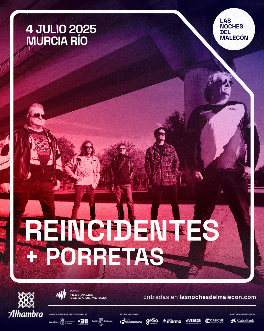 concierto reincidentes murcia