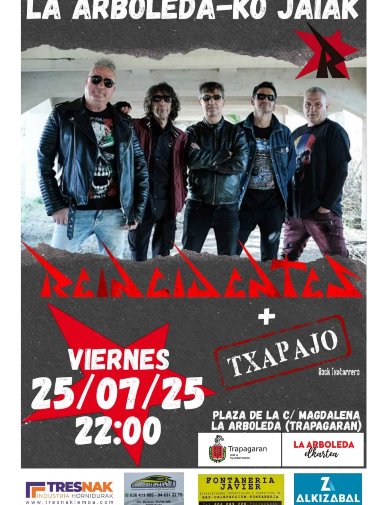 concierto reincidentes traparagan