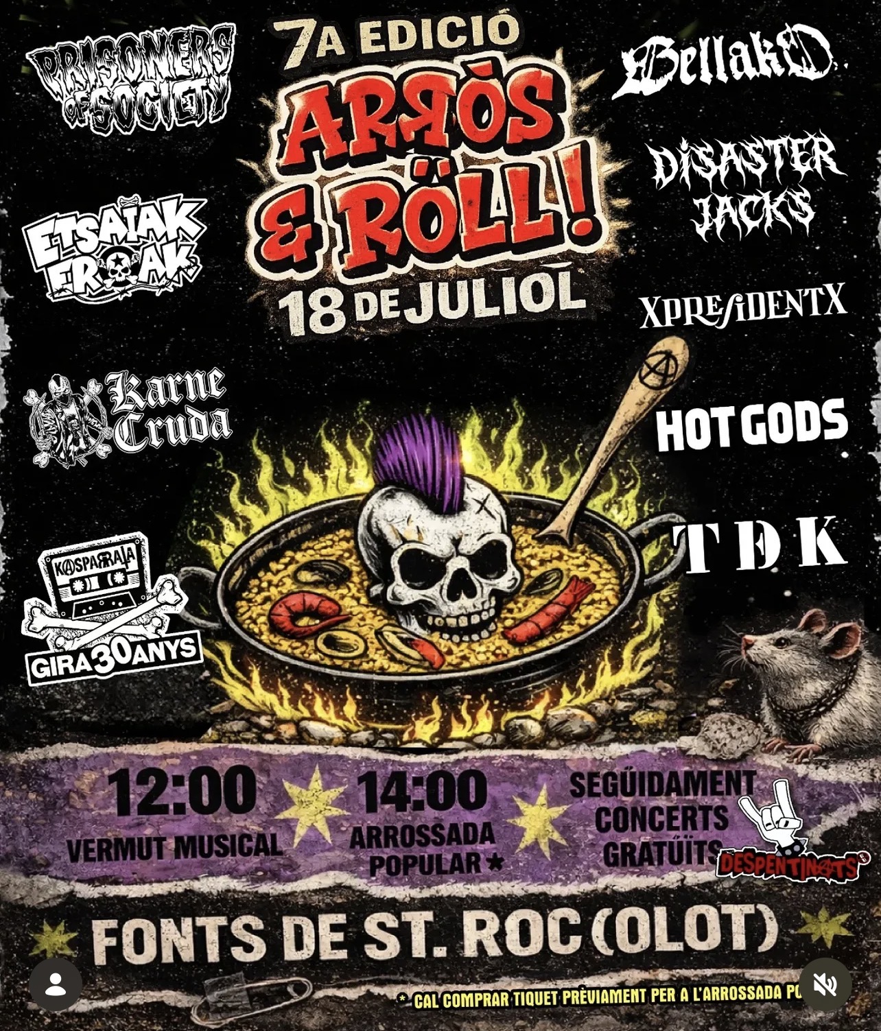 arros and roll olot
