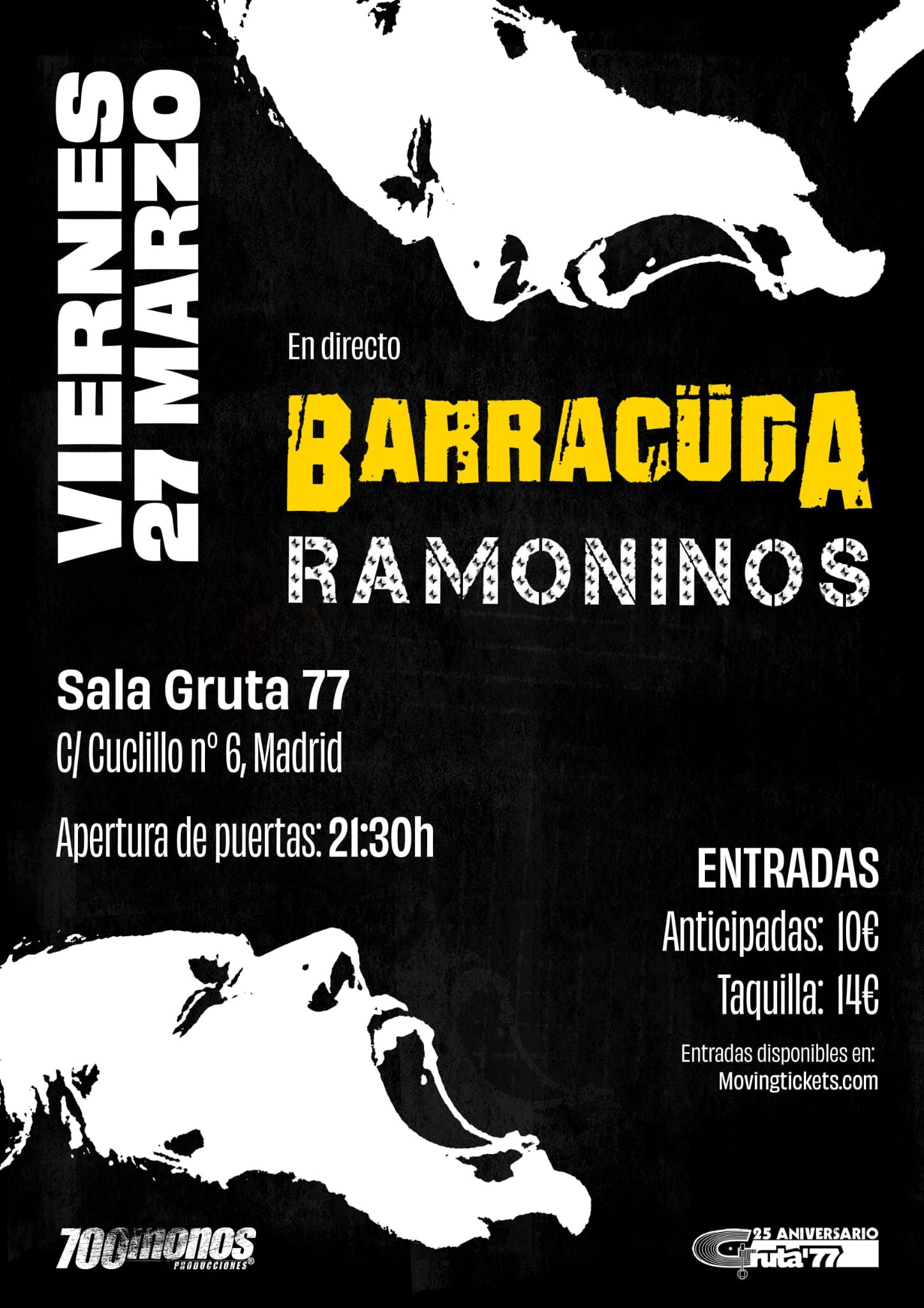 concierto barracuda madrid