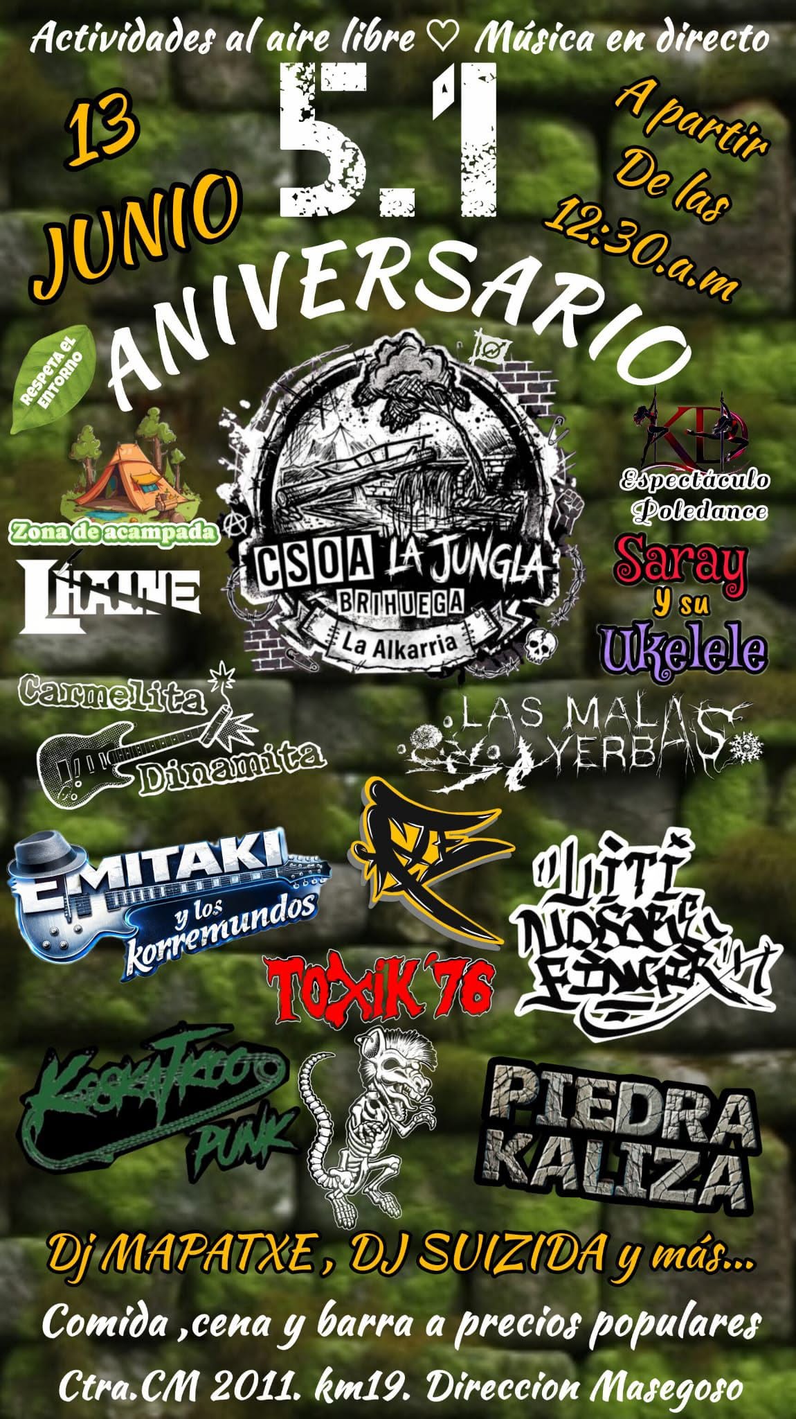 aniversario csoa la jungla