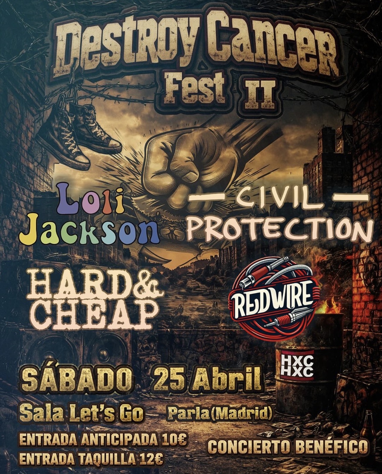destroy cancer fest parla