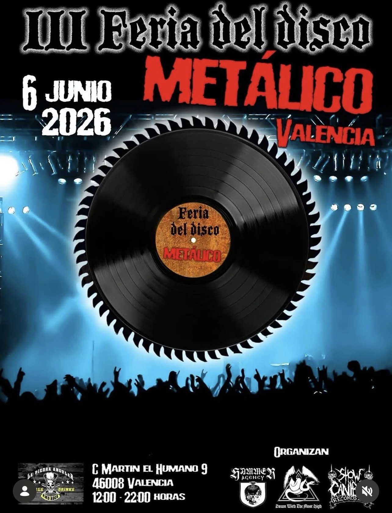 feria del disco metalico valencia