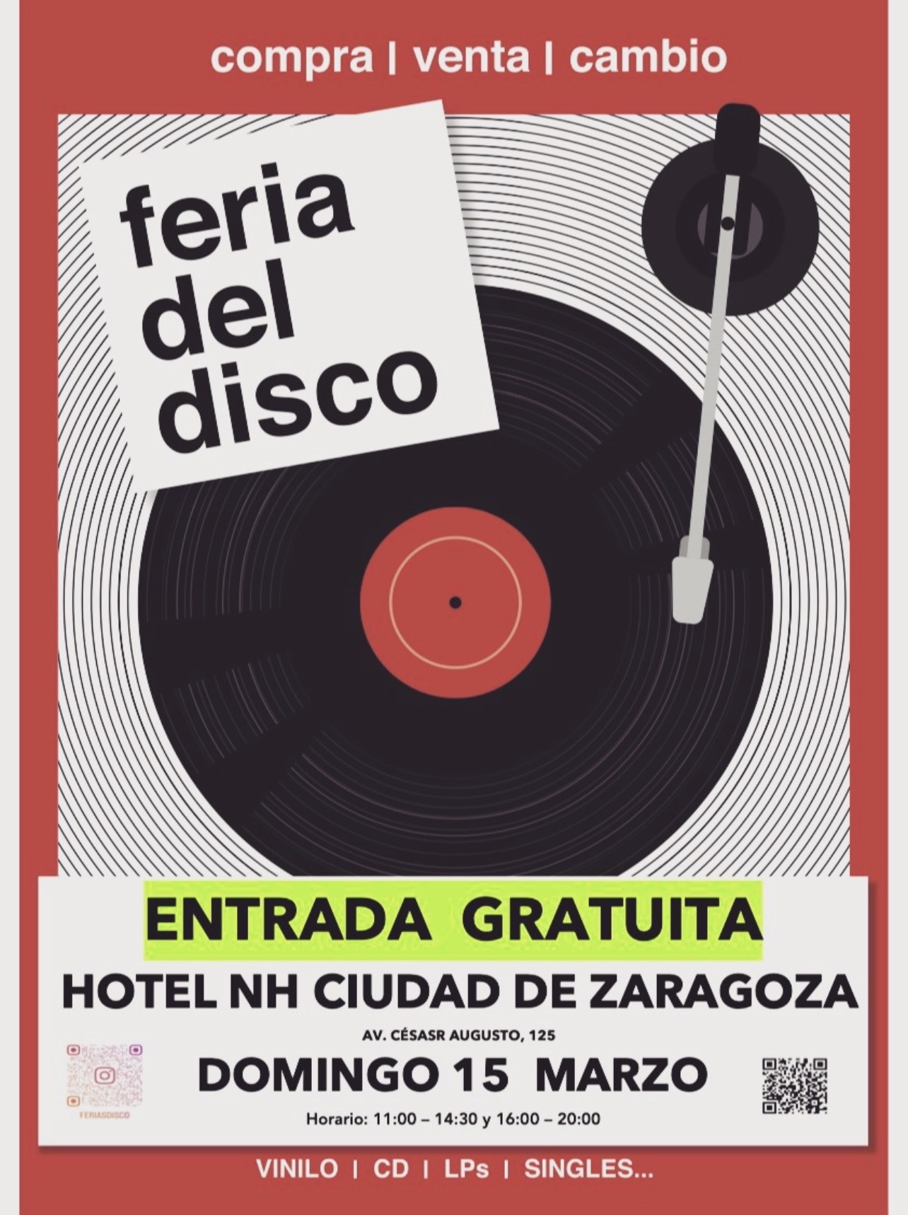feria del disco en zaragoza