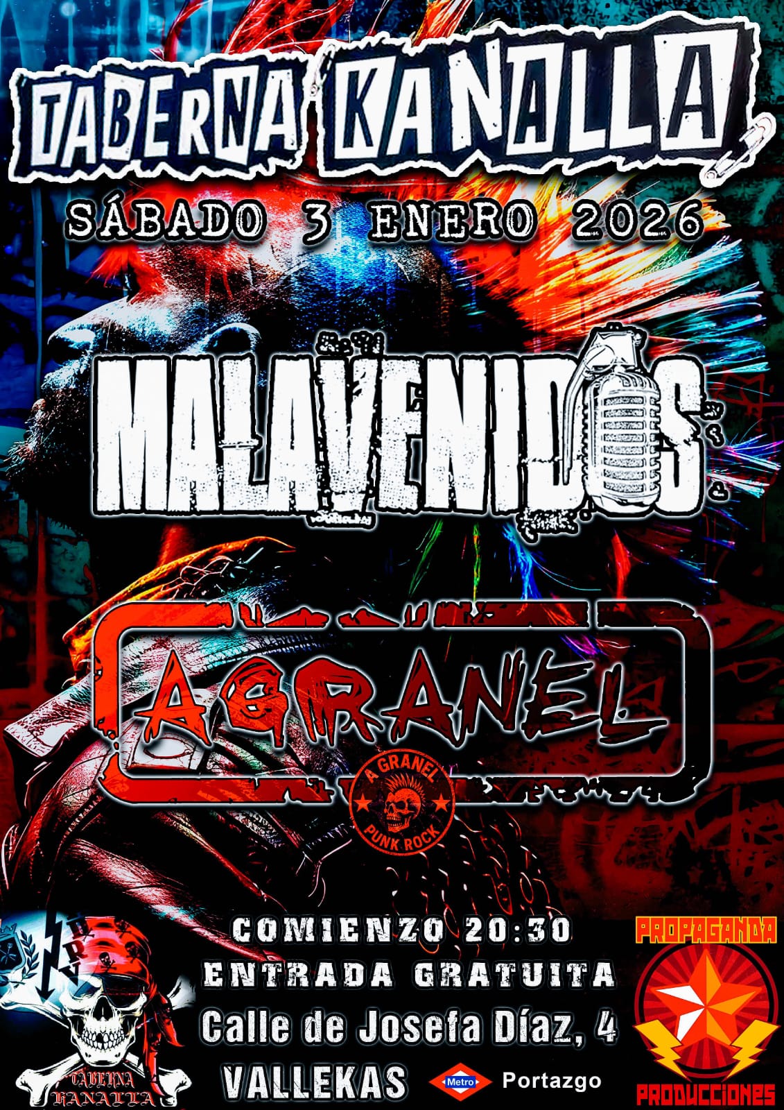 concierto malavenidos vallekas