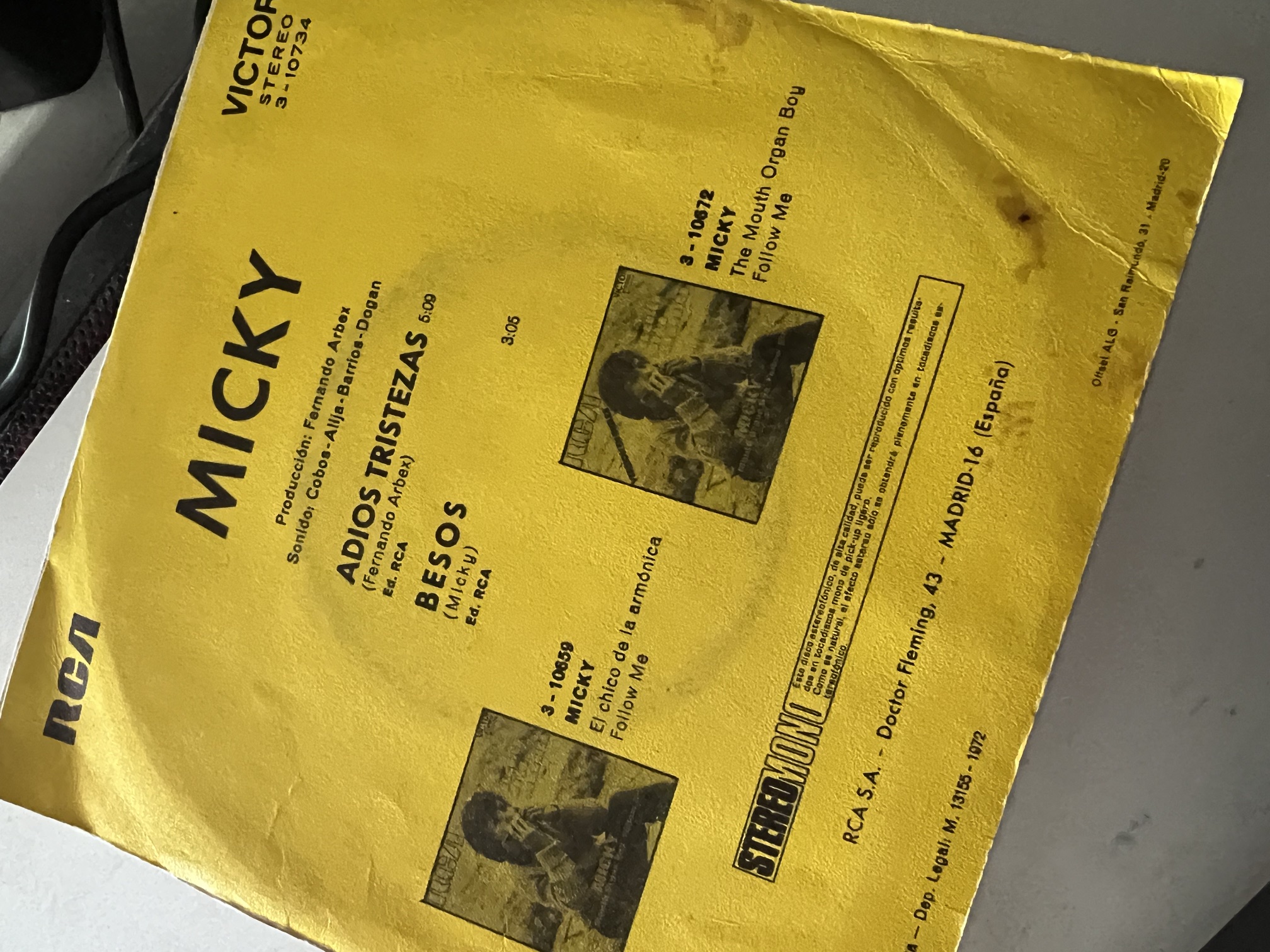 micky adios tristeza