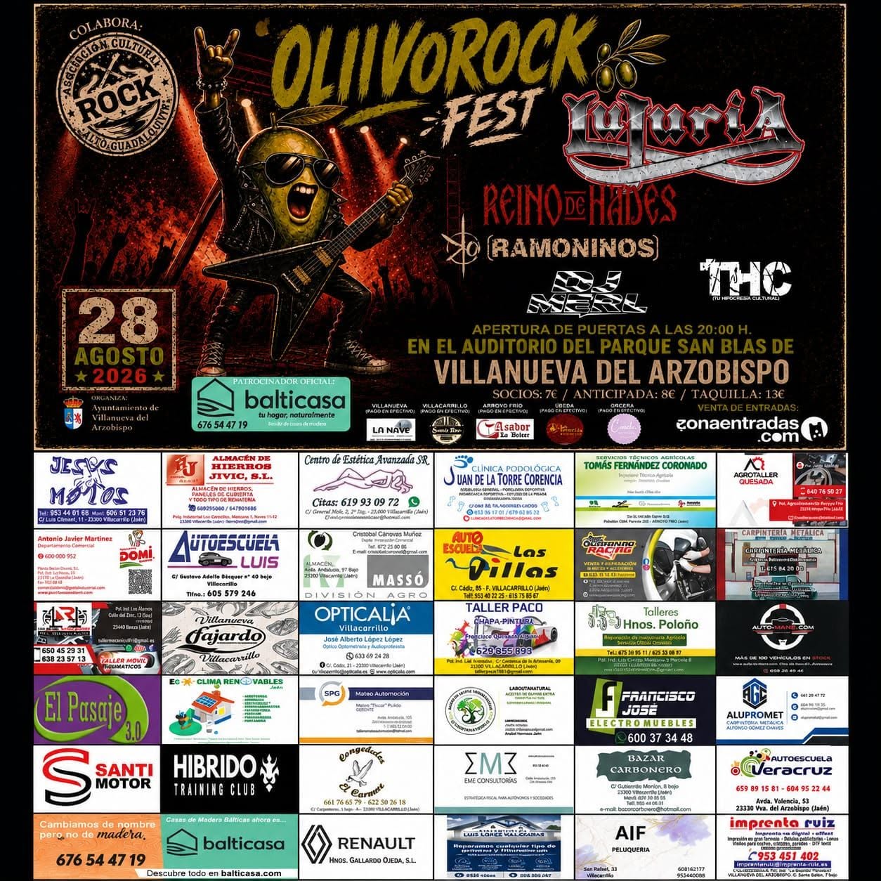 olivo rock villanueva del arzobispo