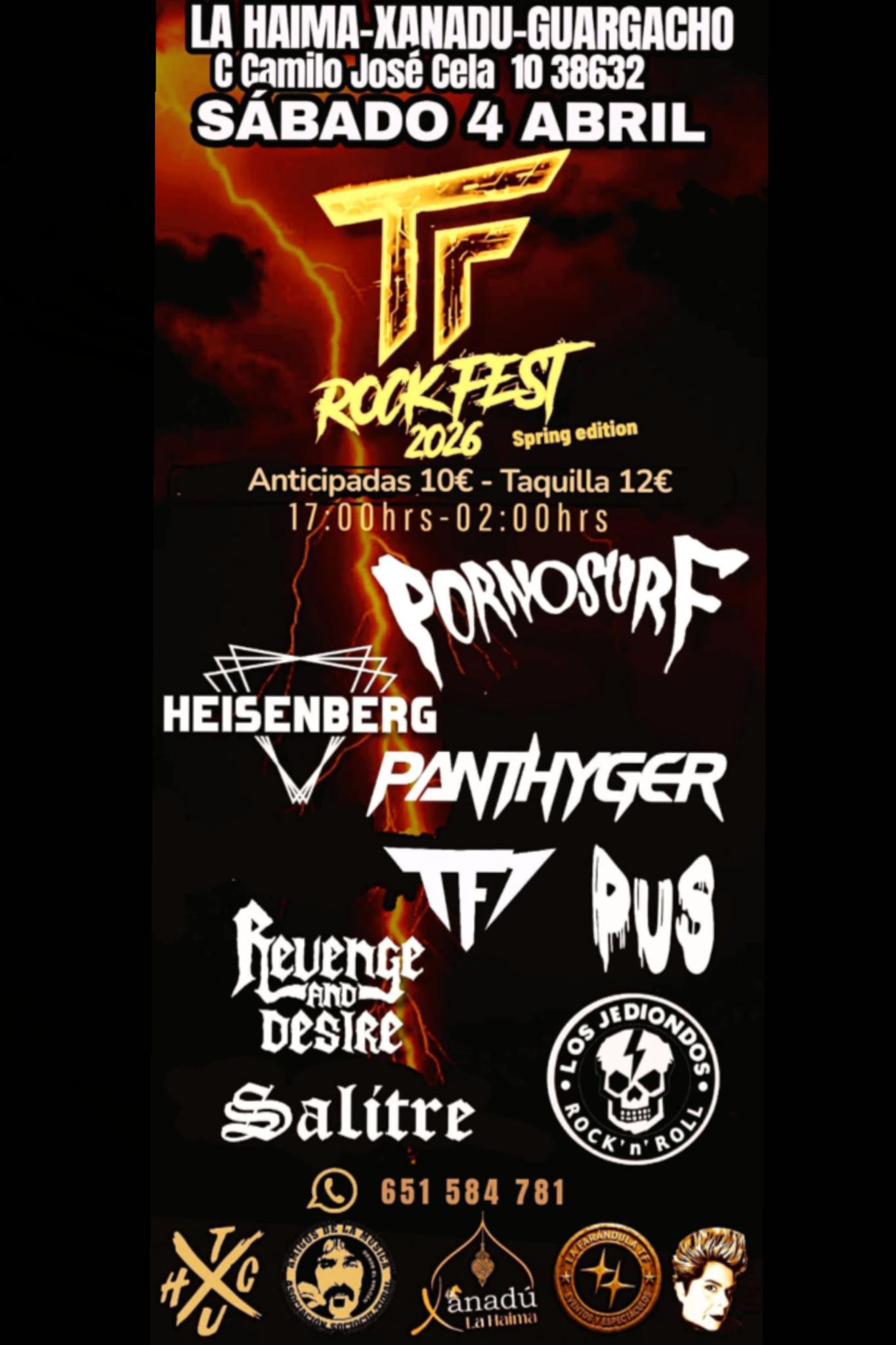 concierto pornosurf tenerife