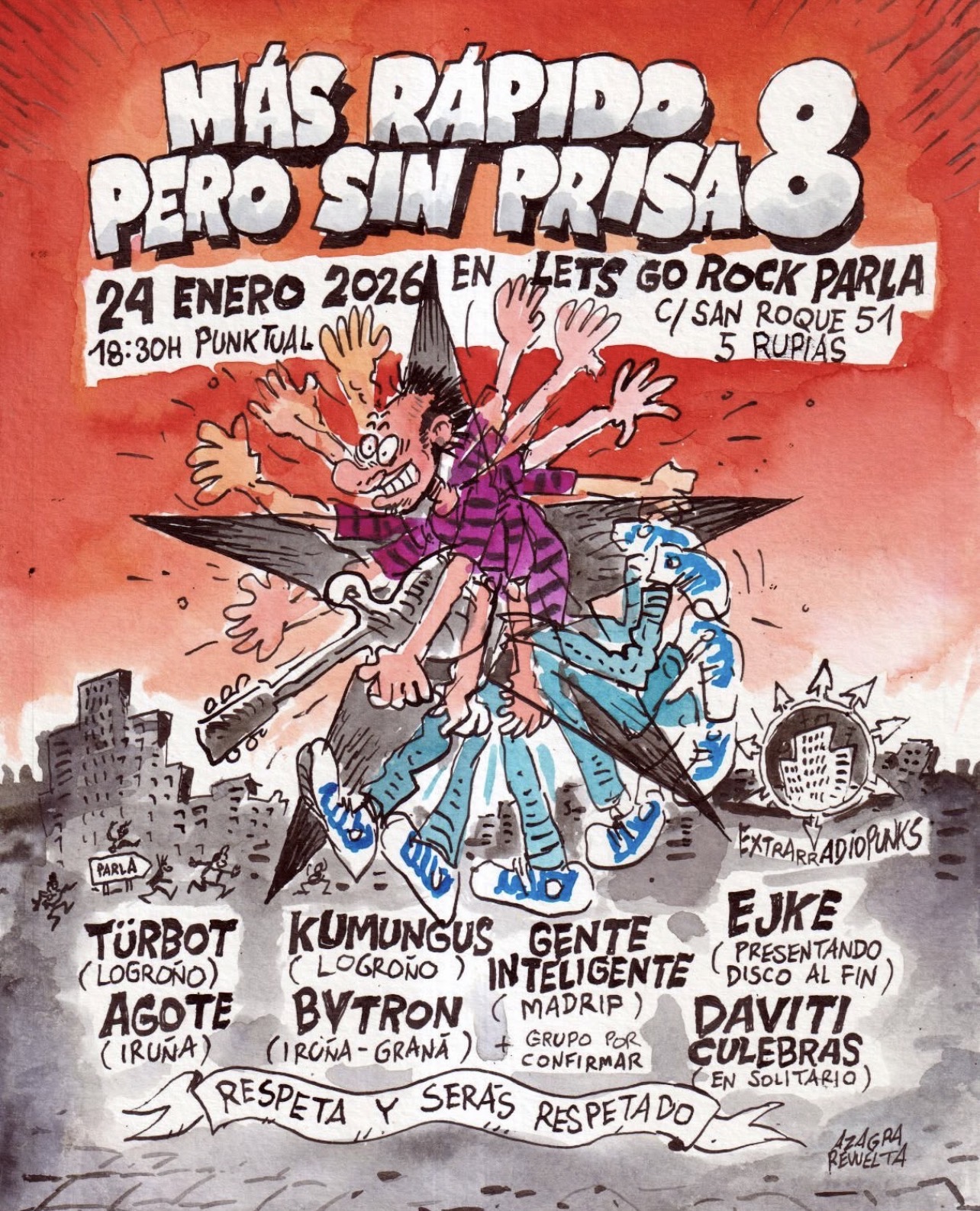 mas rapido pero sin prisa parla