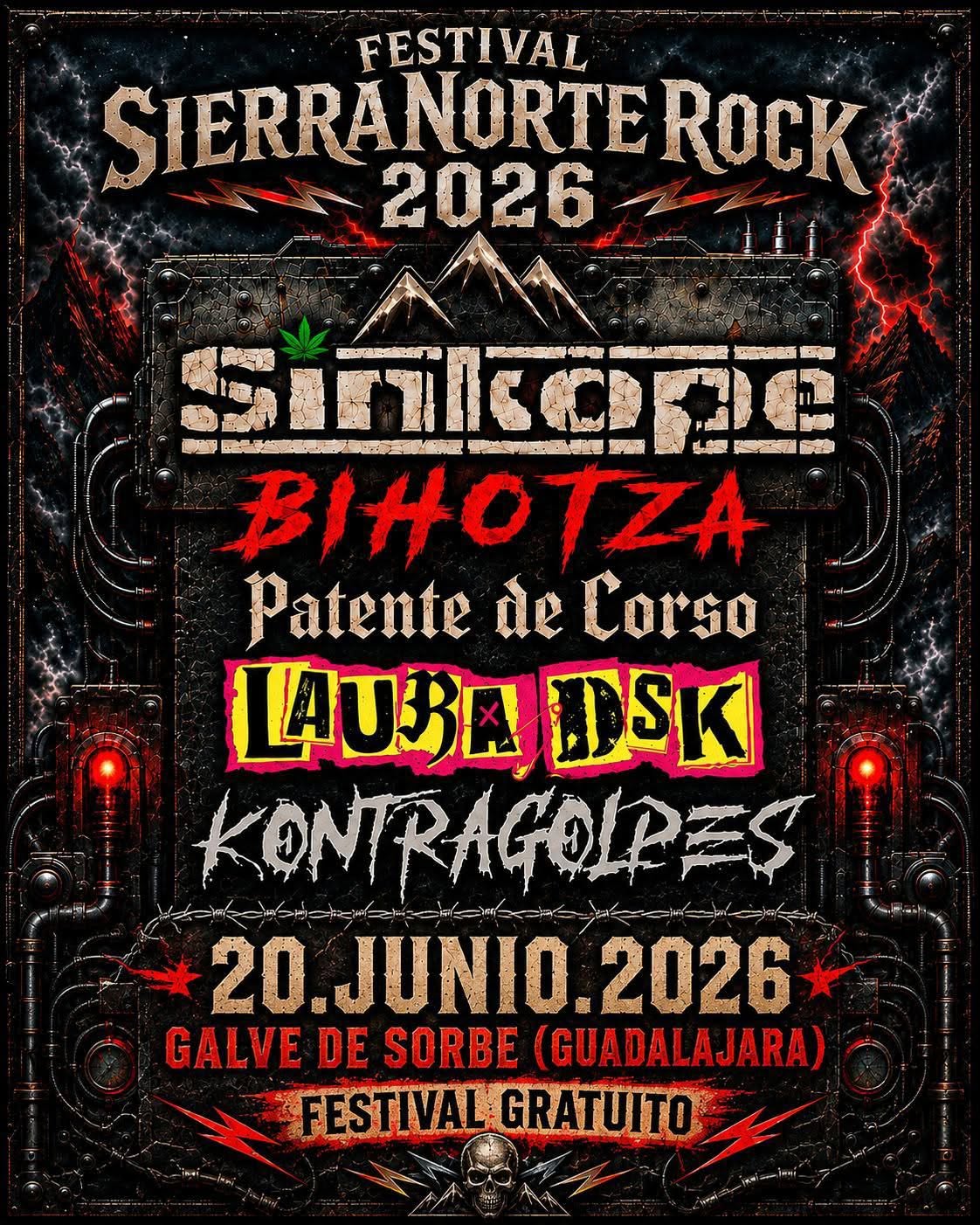 festival sierra norte rock 2026