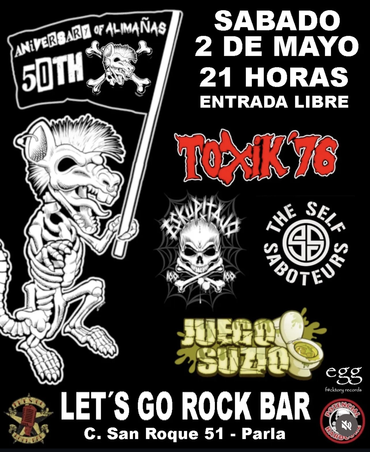 concierto toxic 76 parla
